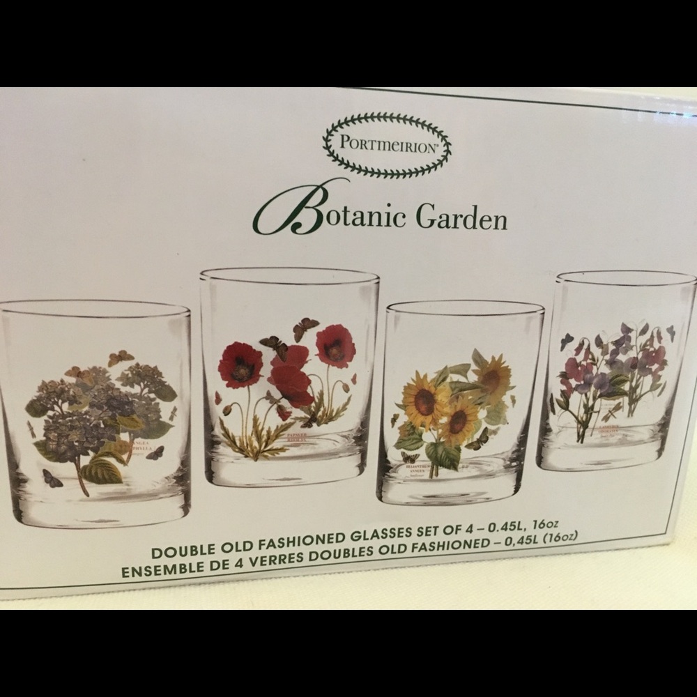 Portmeirion Botanical Garden Glass Set of 4